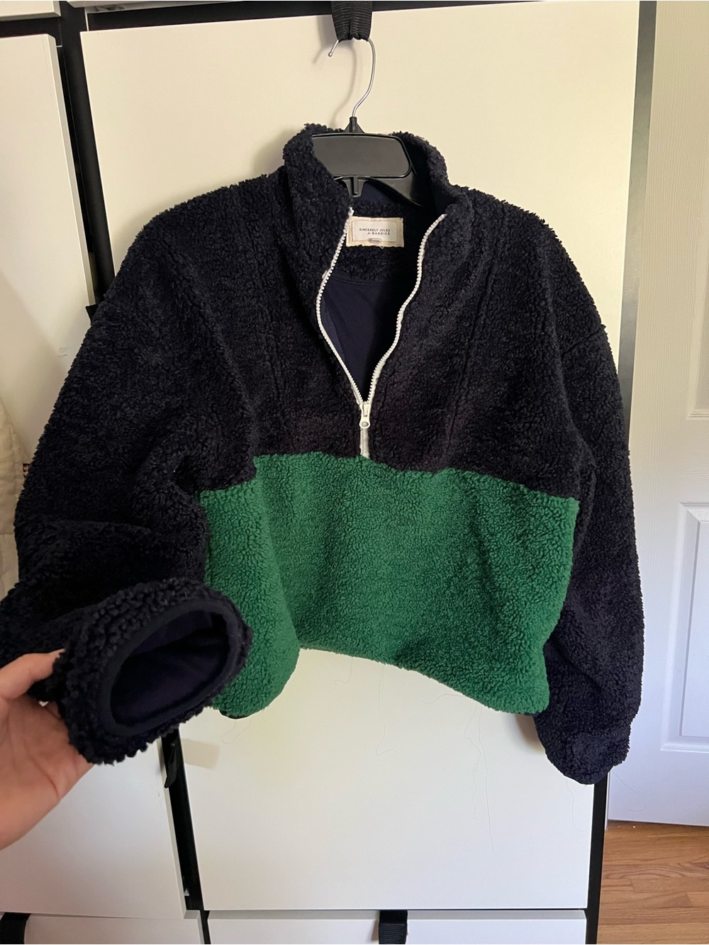 Sincerely Jules Bandier crop pullover